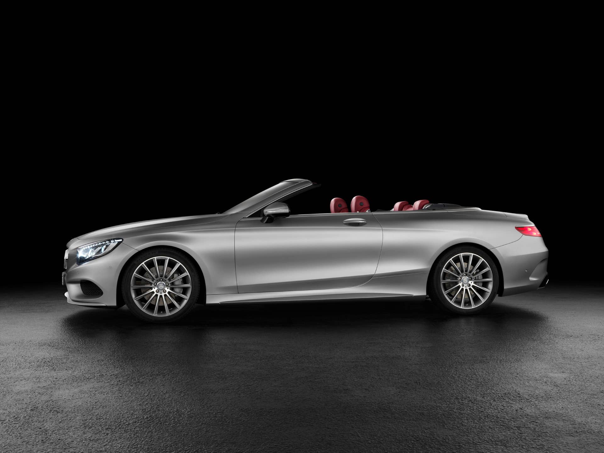 profile s-class s550 mercedes cabriolet convertible