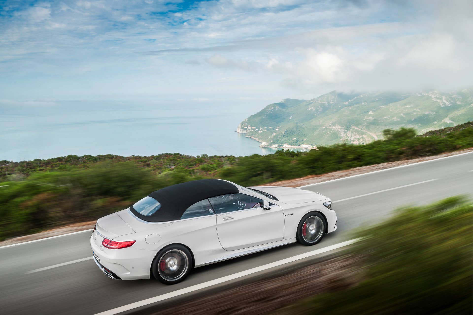 s63 amg roof up mercedes cabriolet convertible top