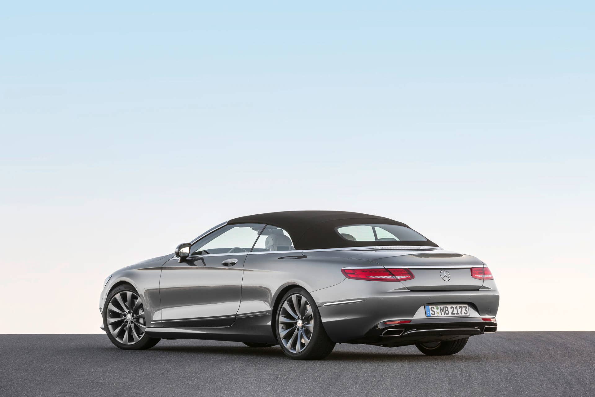 roof up rear s-class droptop mercedes cabriolet