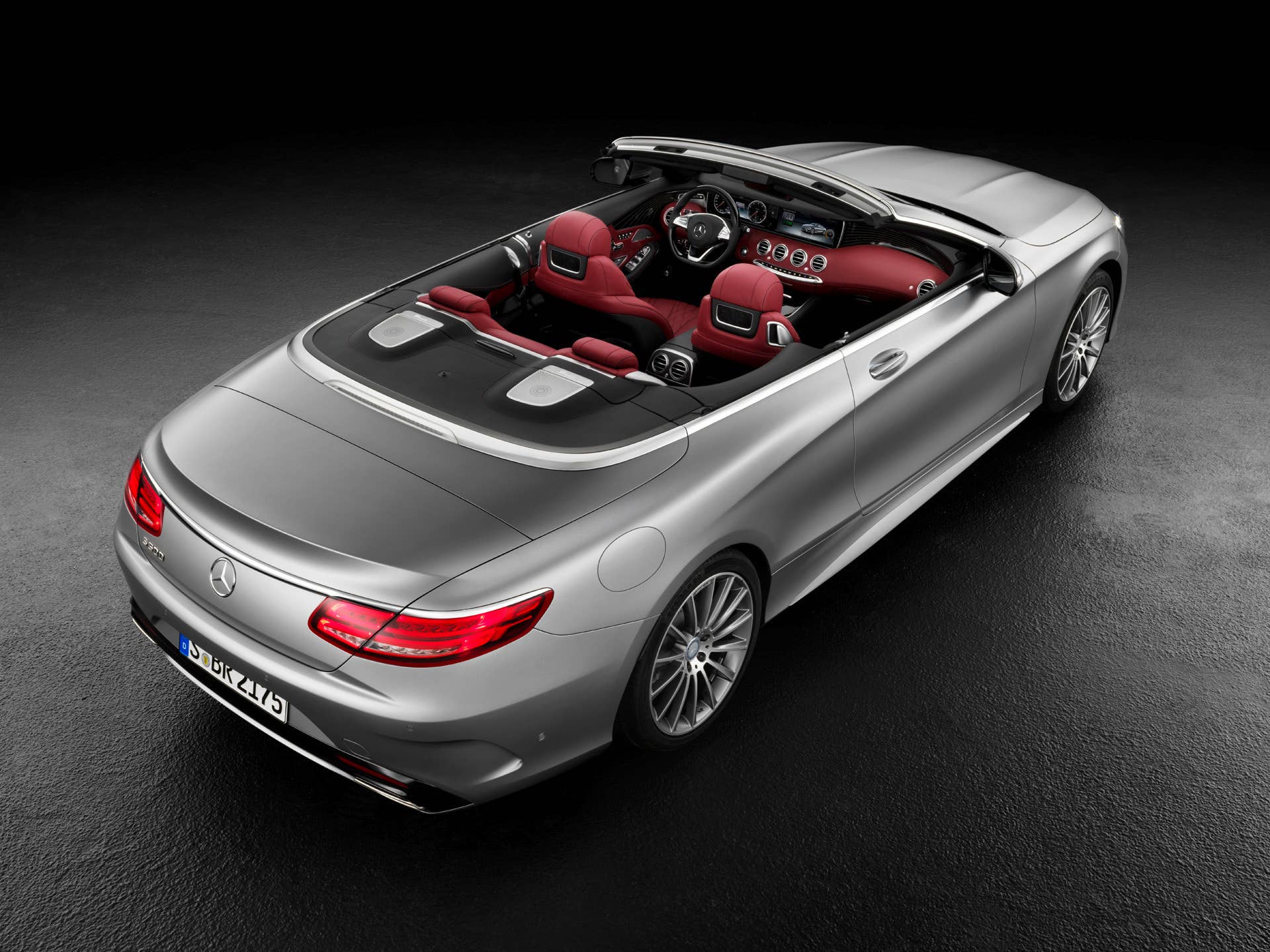 rear top s-class cabrio convertible top down interior mercedes