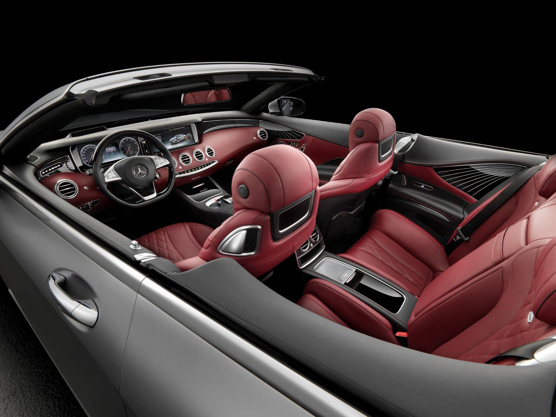 interior s-class s550 cabriolet mercedes convertible