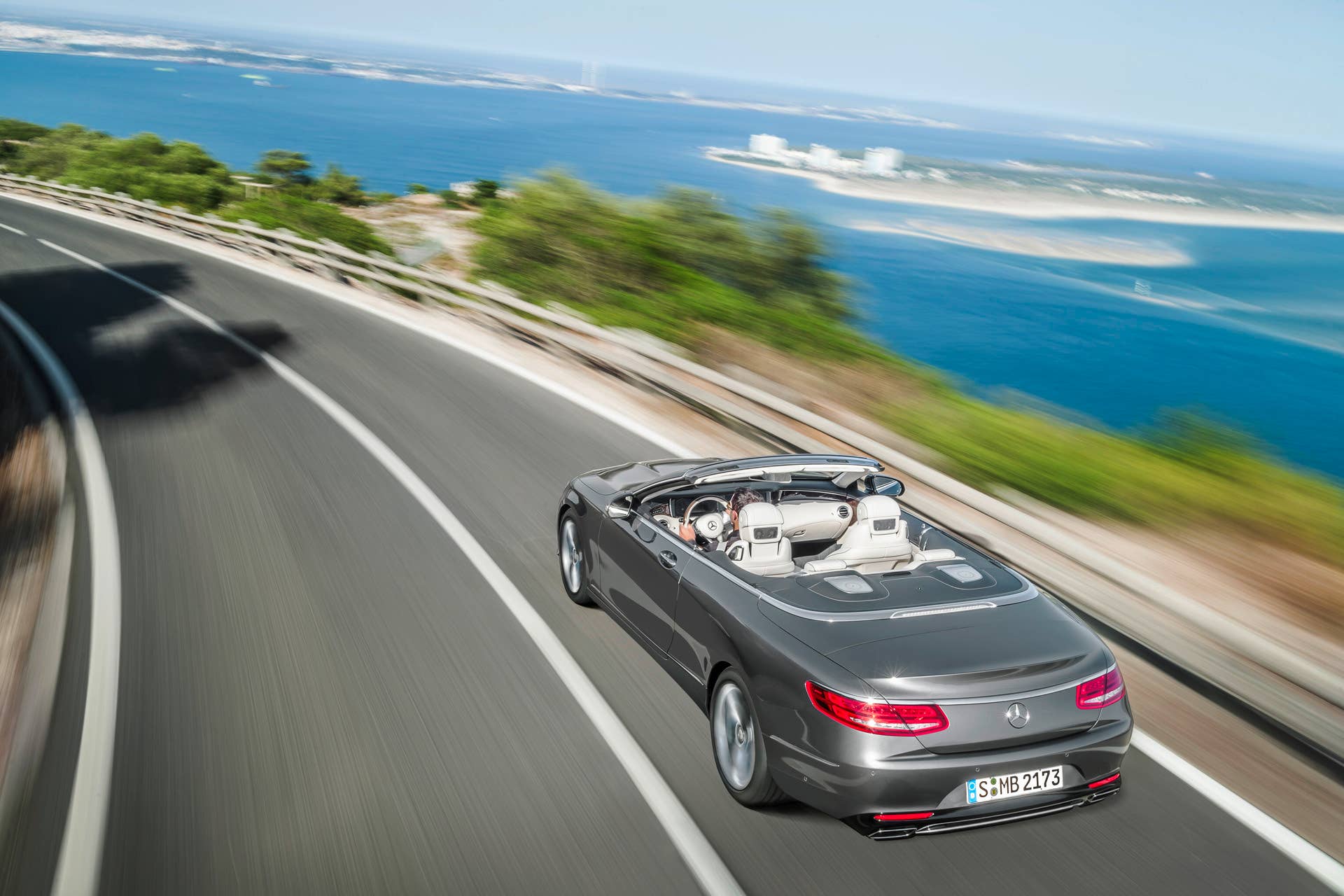 mercedes coast action s-class cabriolet convertible