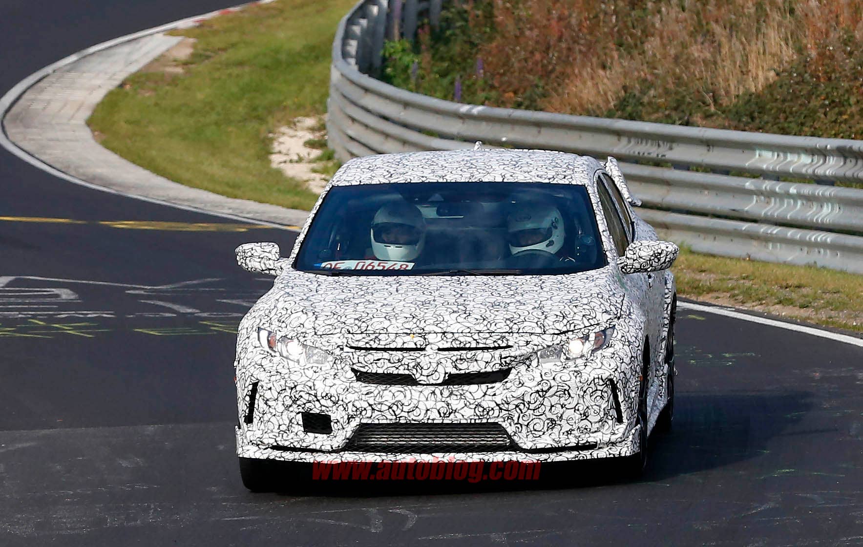 2017 Honda Civic Type R Nurburgring prototype front