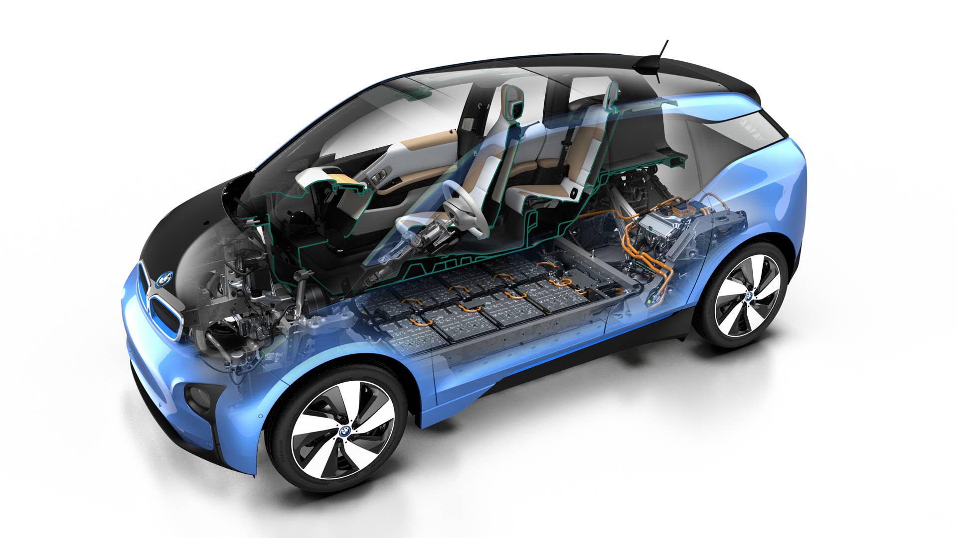 2017 BMW i3 cutaway