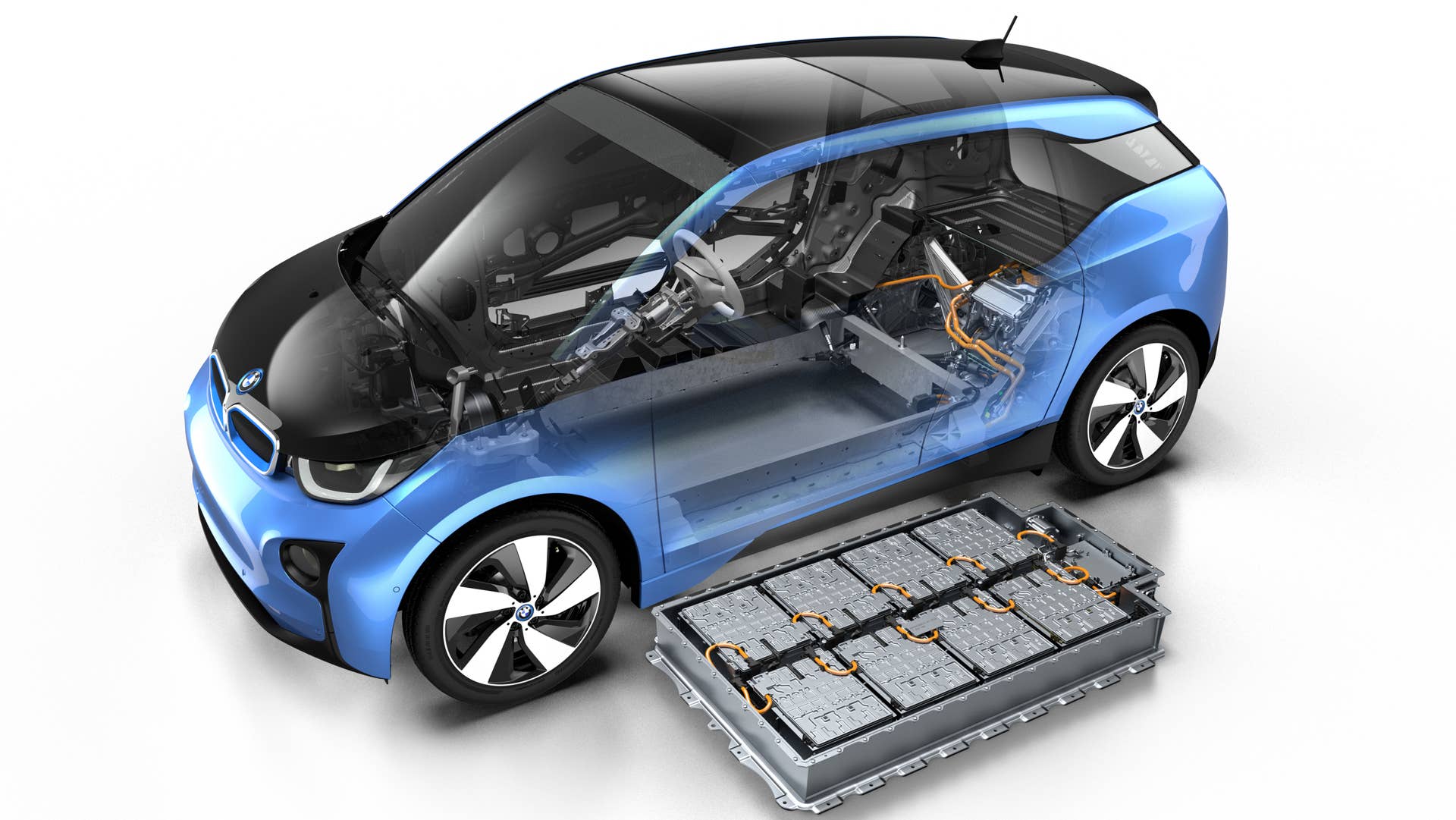 2017 BMW i3 with battery pack