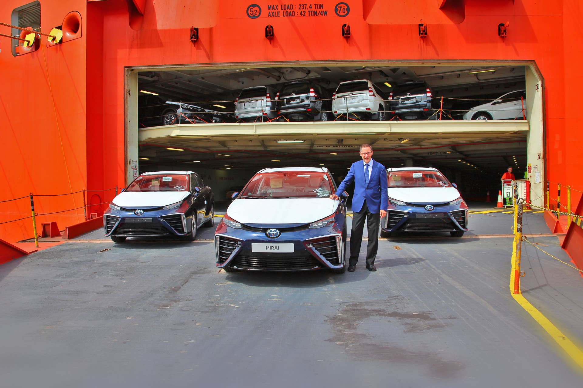 first toyota mirai examples delivered to europe