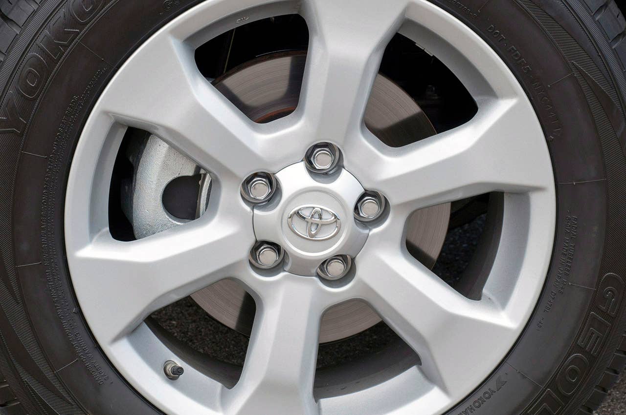 2013 Toyota RAV4 EV wheel detail