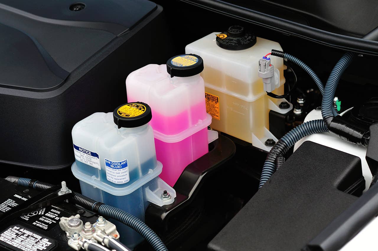 2013 Toyota RAV4 EV electric motor detail