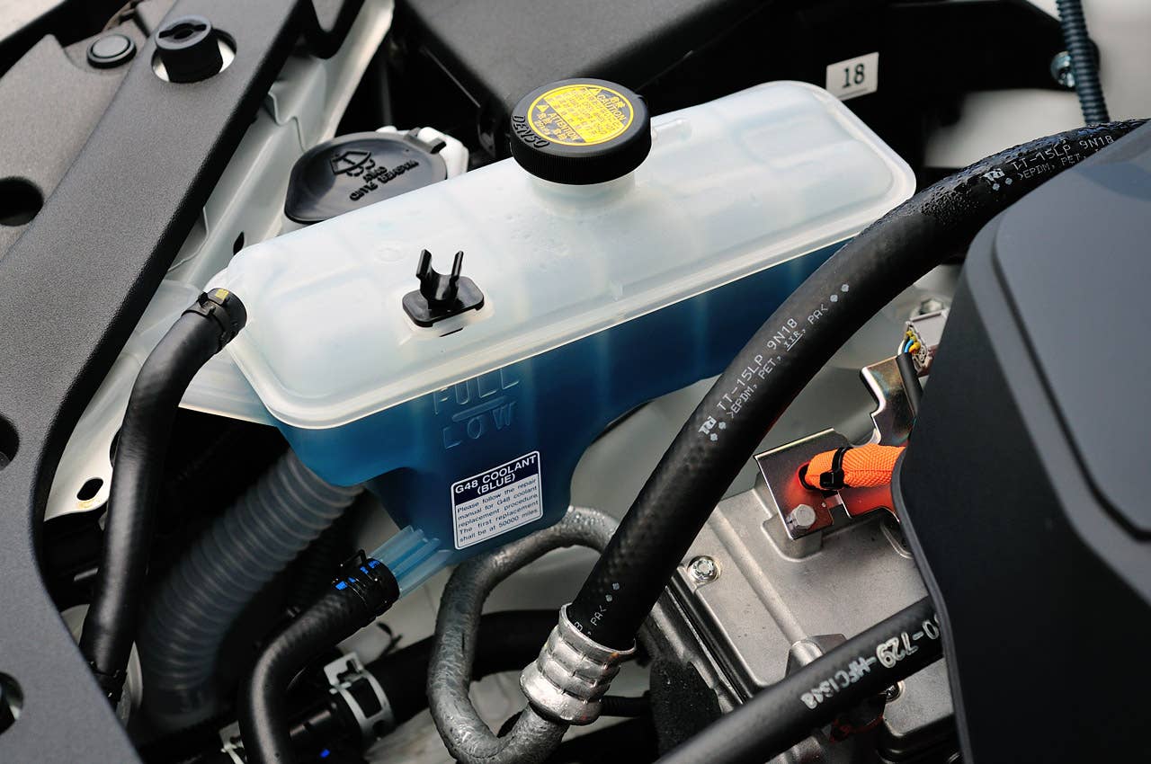 2013 Toyota RAV4 EV electric motor detail