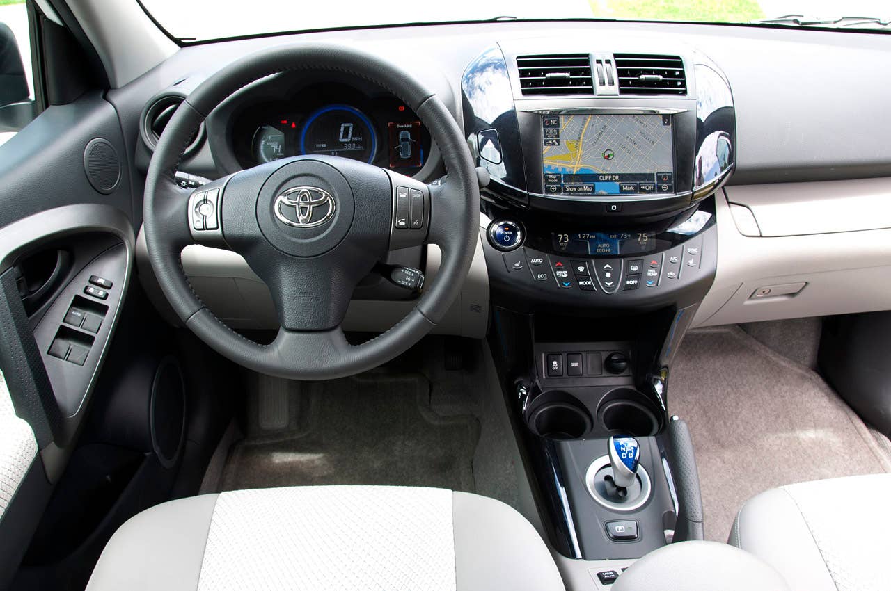 2013 Toyota RAV4 EV interior