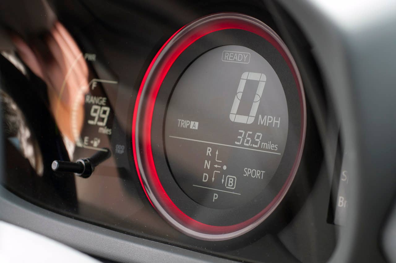 2013 Toyota RAV4 EV gauges