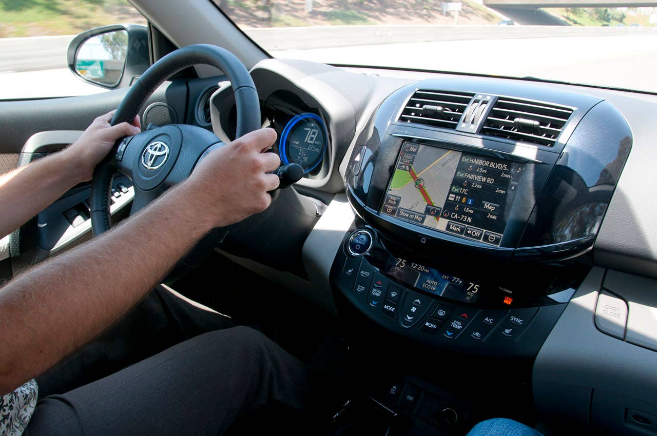 2013 Toyota RAV4 EV interior