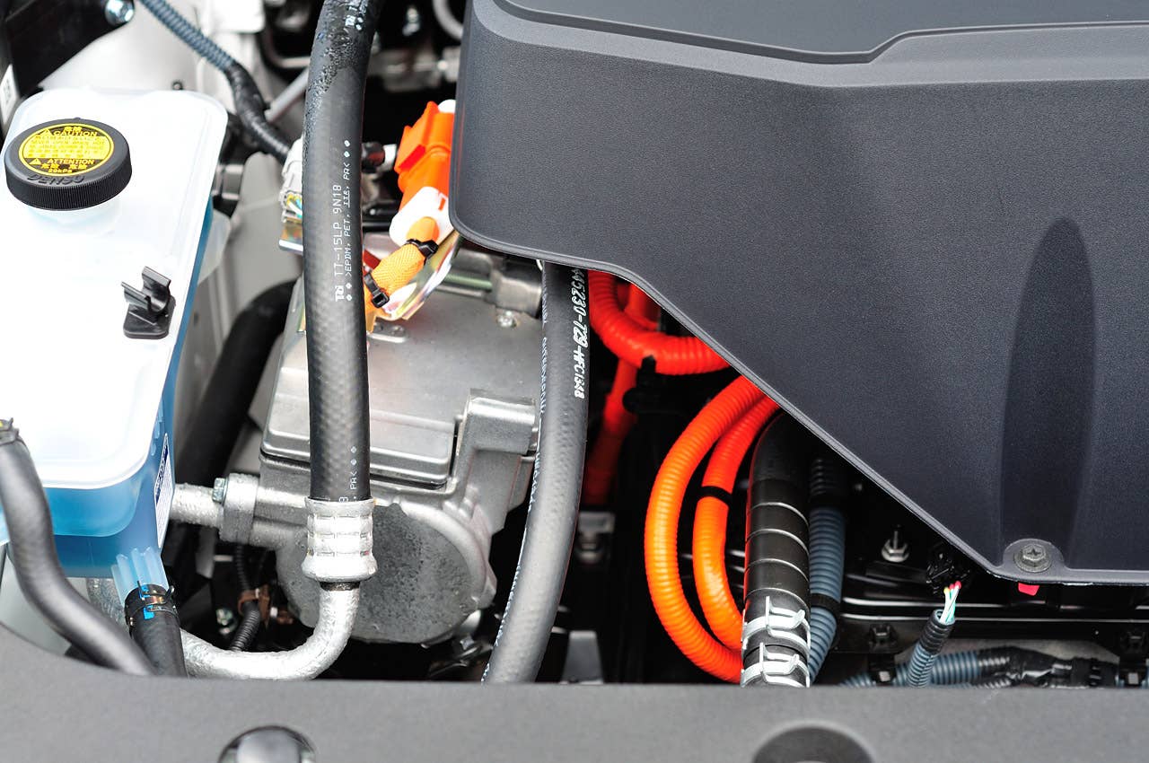2013 Toyota RAV4 EV electric motor detail