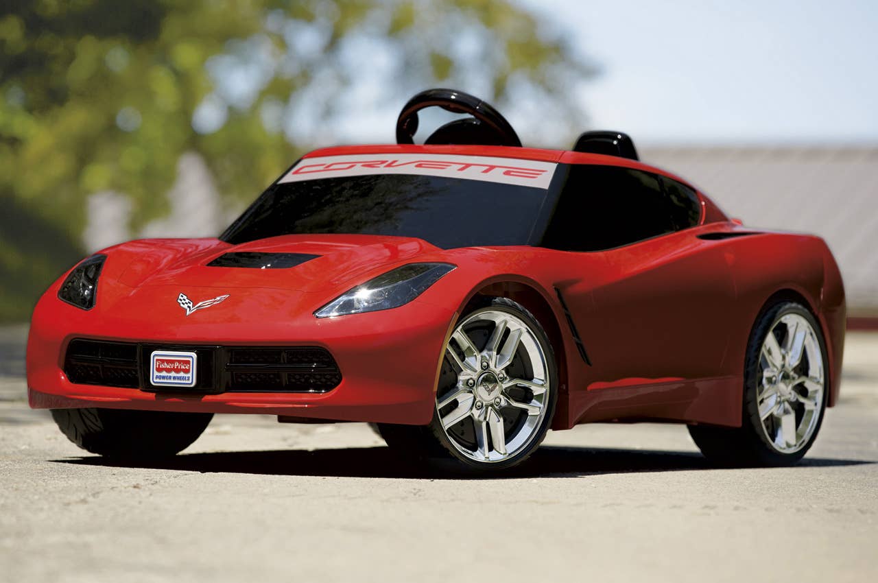 フィッシャープライス パワーホイール Power Wheels コルベット Power Wheels builds a C7 Corvette for the kids - Autoblog