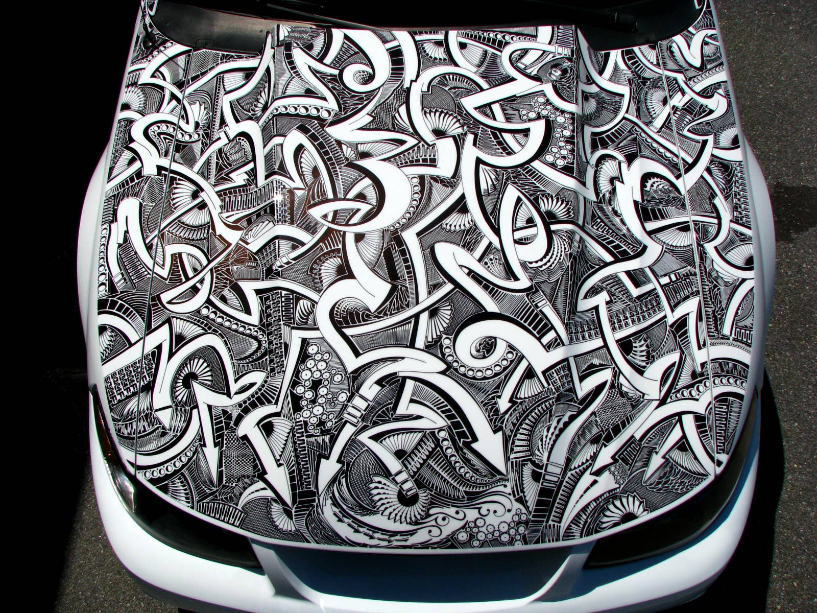 Mustang Hood Marker Art