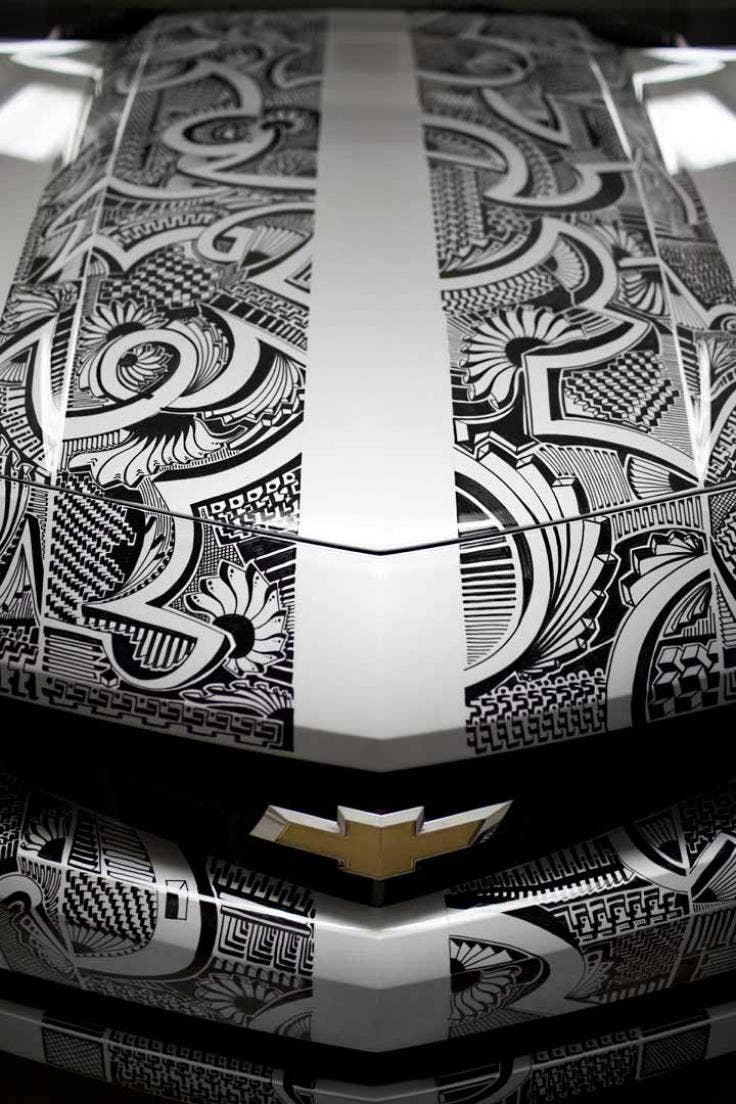 Camaro Hood Marker Art