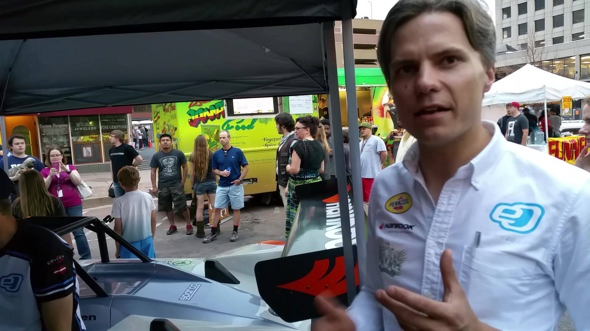 Kristaps Dambis introduces us to the Drive eO all-electric race car.