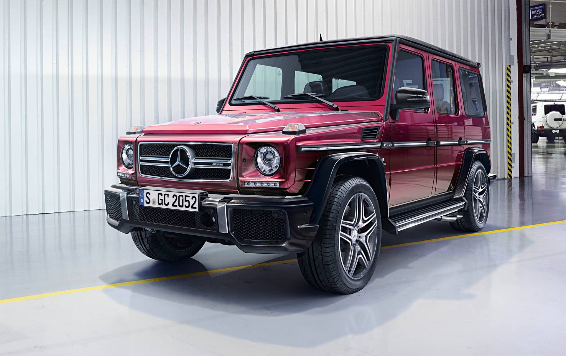 Mercedes-AMG G-Class purple meganta metallic burgundy red