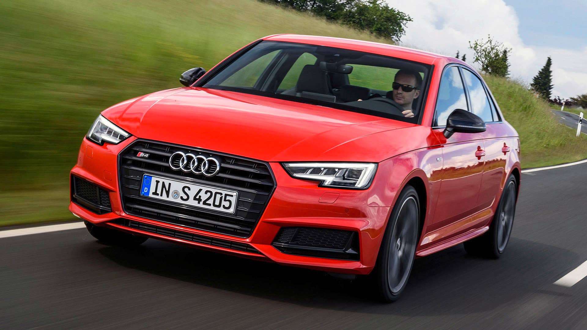 2017 Audi S4 driving