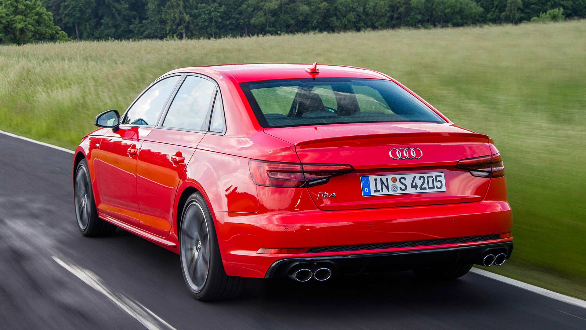2017 Audi S4 driving