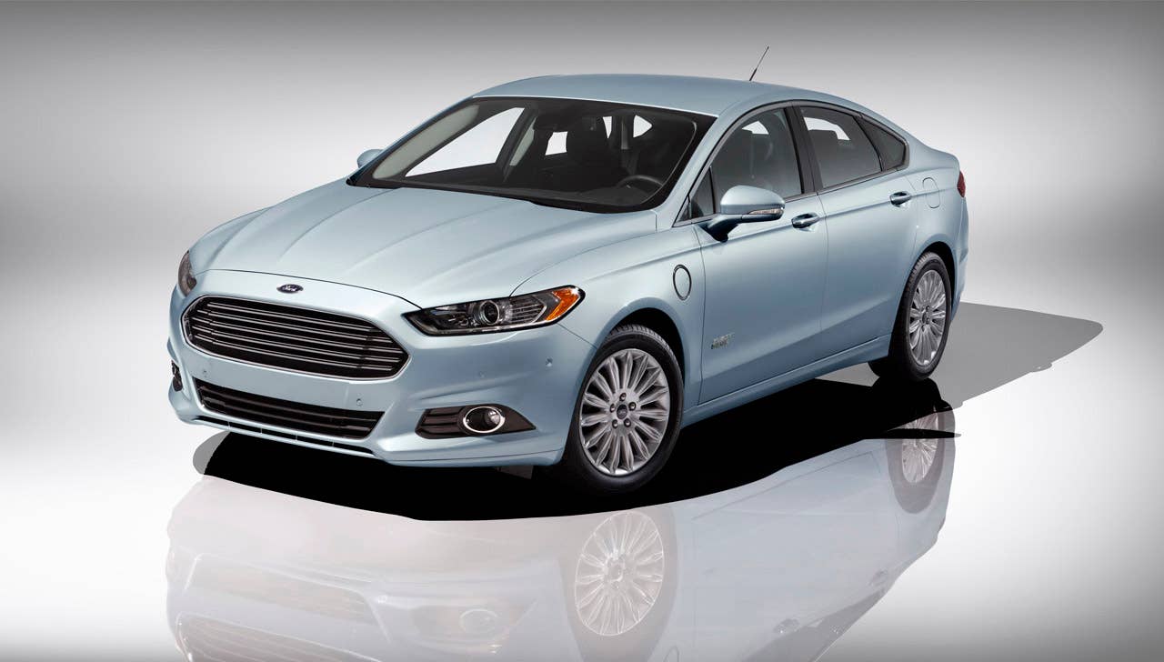 2013 Ford Fusion Energi: The all-new Fusion Energi plug-in hybrid will deliver more than 100 MPGe, a miles-per-gallon equivalency metric.
