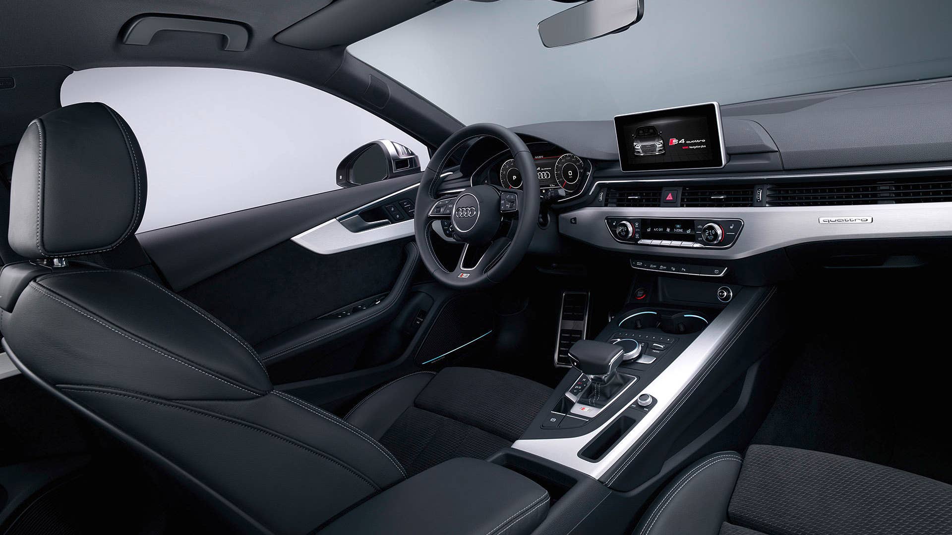 2017 Audi S4 interior
