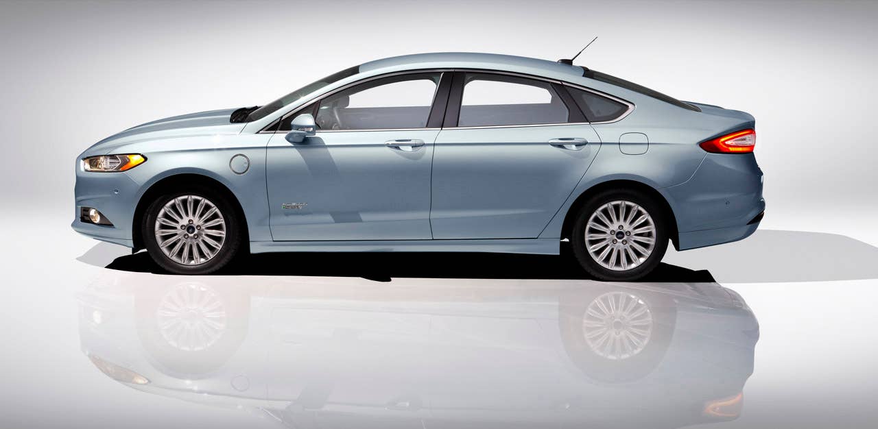 2013 Ford Fusion Energi: The all-new Fusion Energi plug-in hybrid will deliver more than 100 MPGe, a miles-per-gallon equivalency metric.
