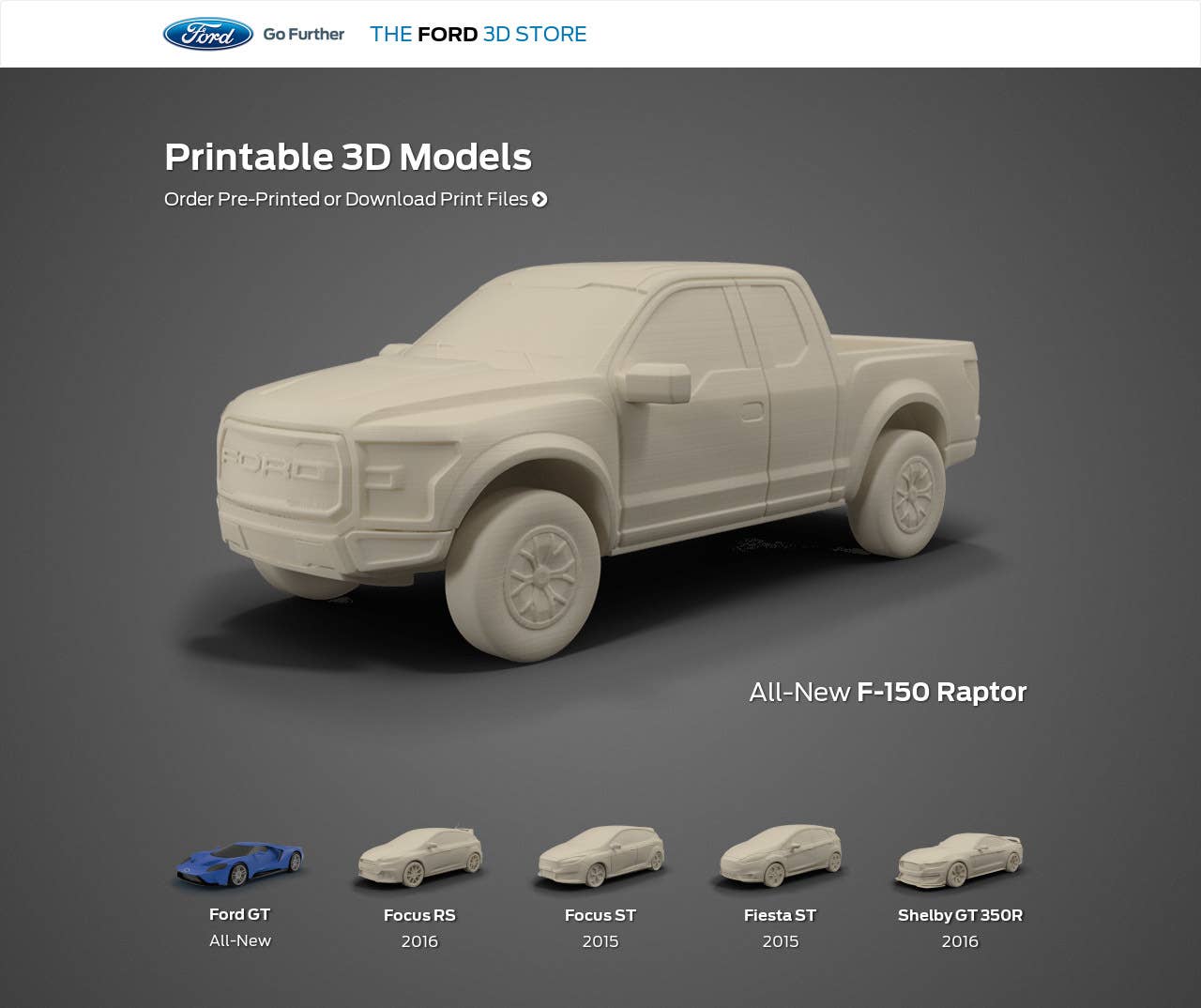 3D printed Ford F-150