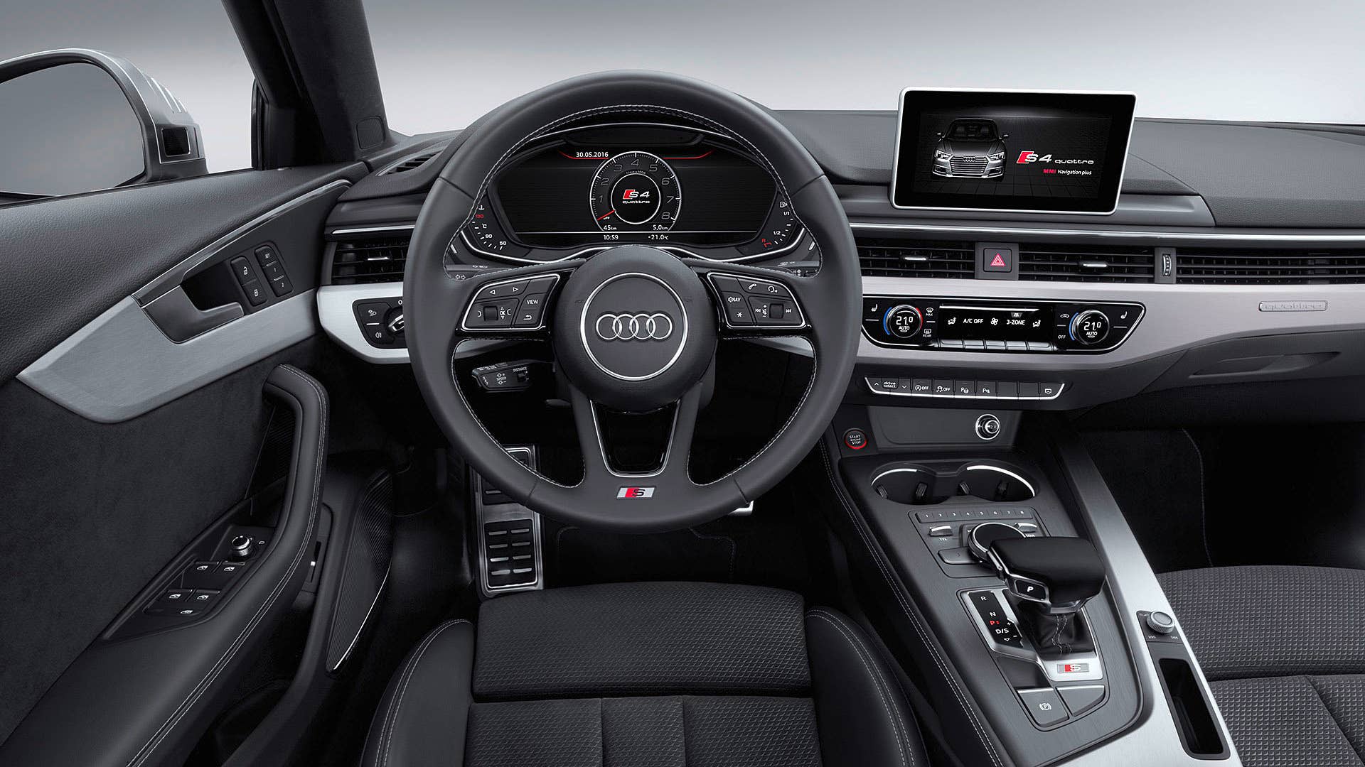 2017 Audi S4 interior