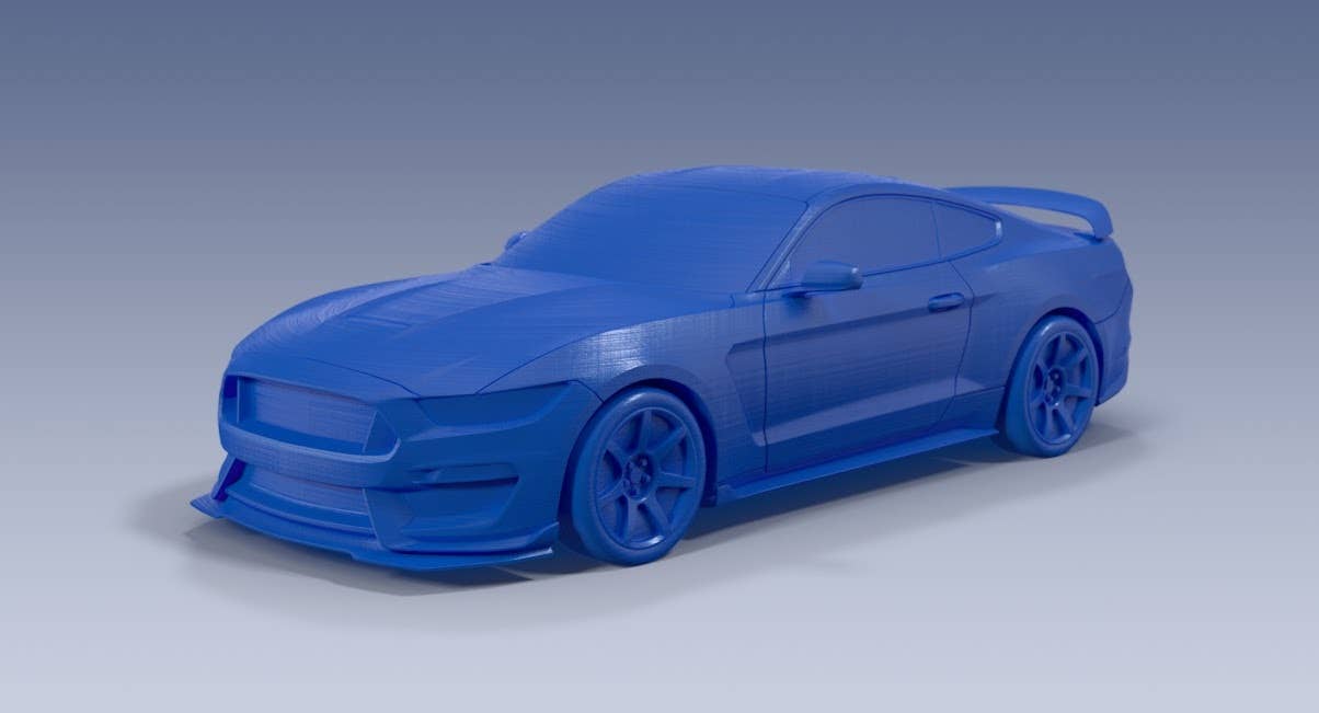 3D printed Ford Shelby GT350