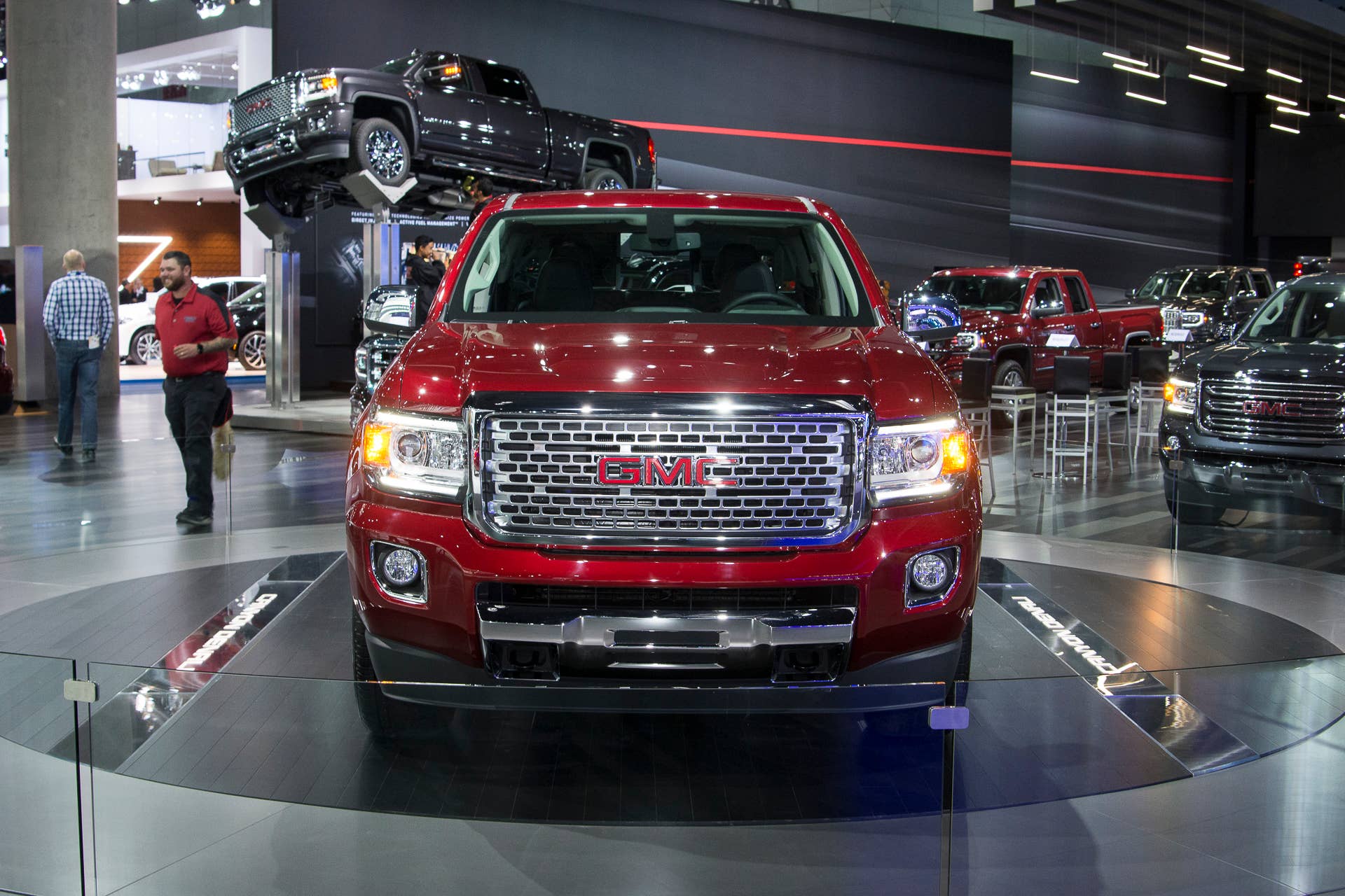 la 2015 auto show denali gmc canyon