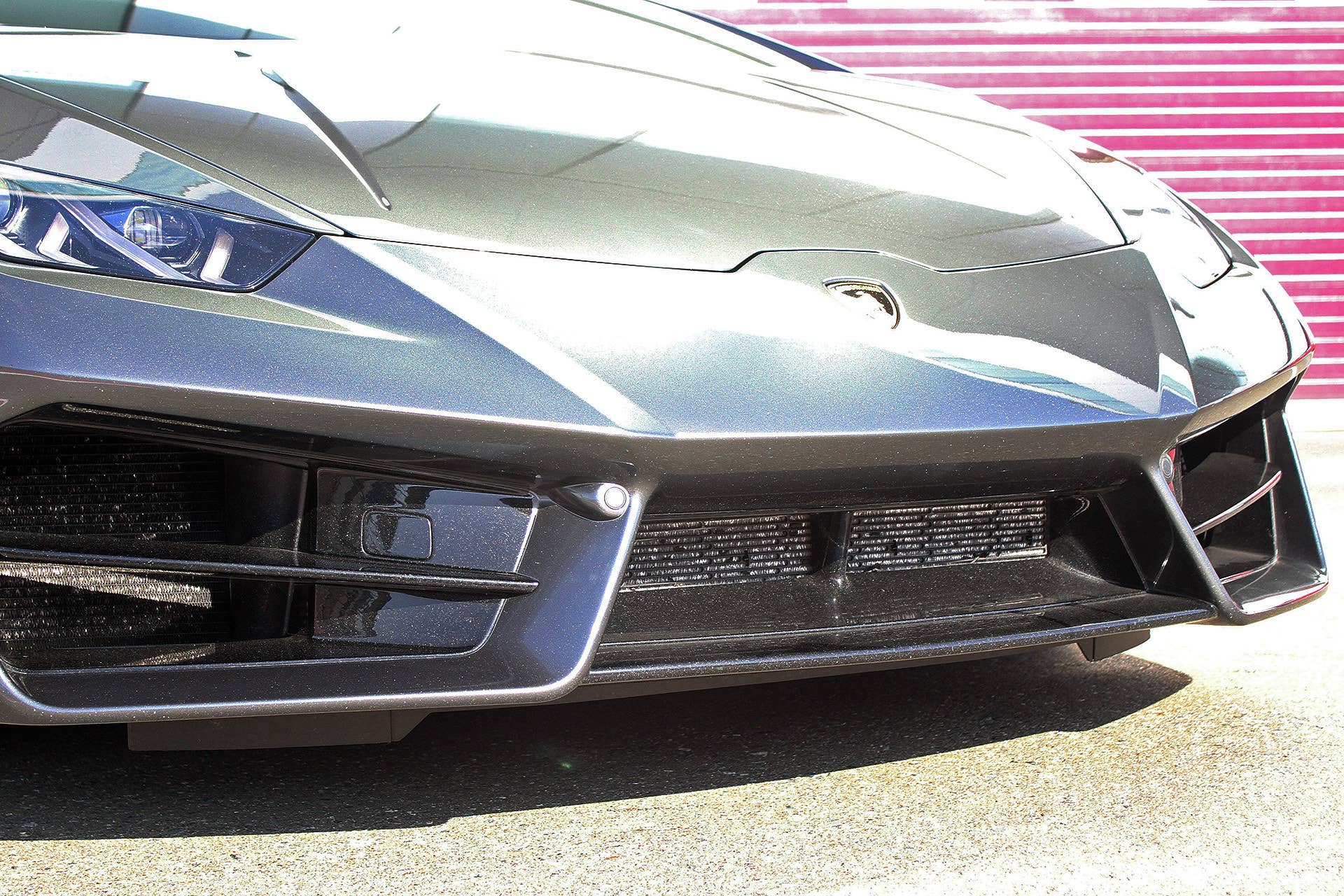 2016 Lamborghini Huracan LP 580-2 front detail