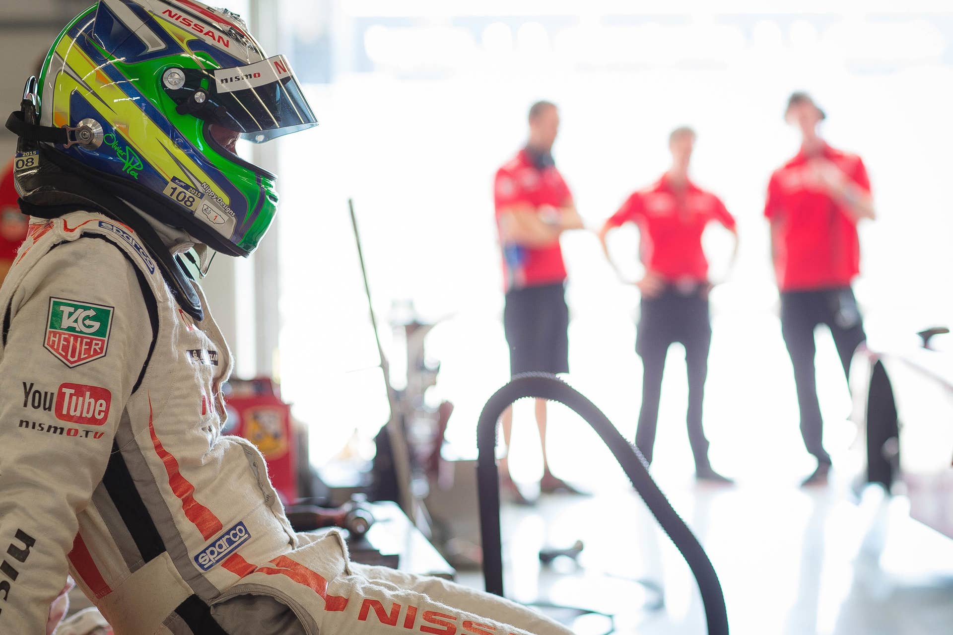 Nissan GT-R LM Nismo COTA test garage