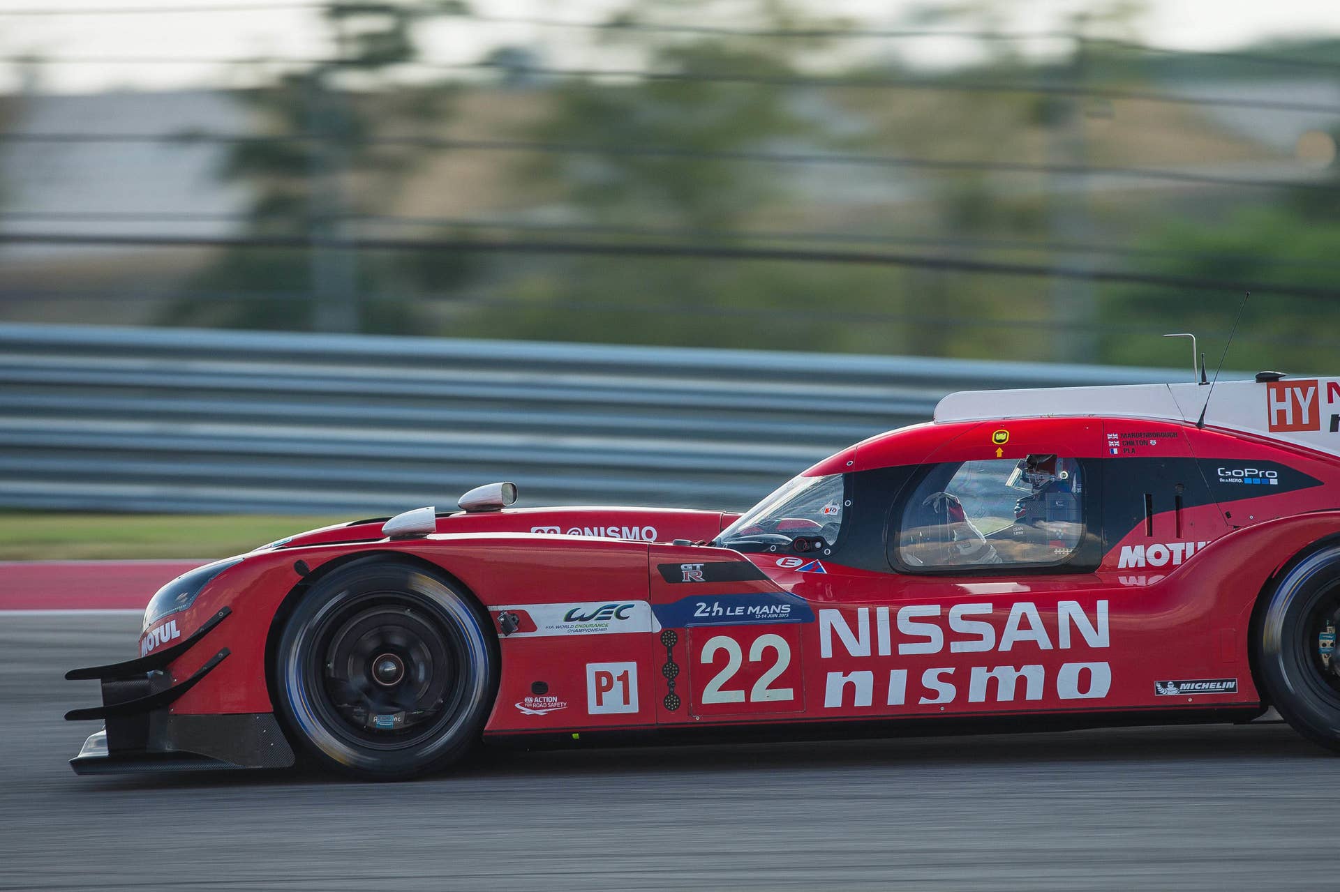 Nissan GT-R LM Nismo testing closeup