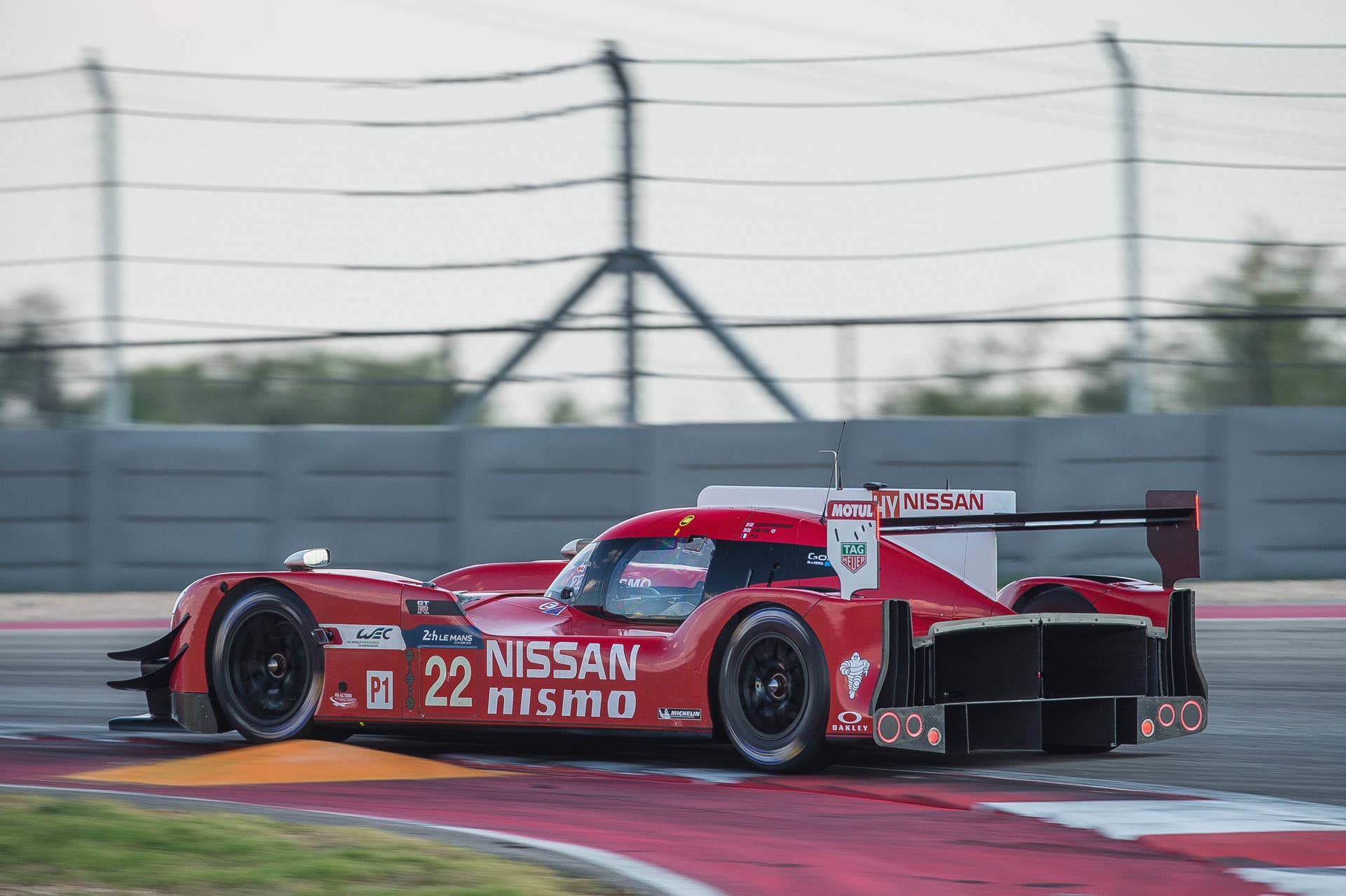 Nissan GT-R LM Nismo Circuit of the Americas track