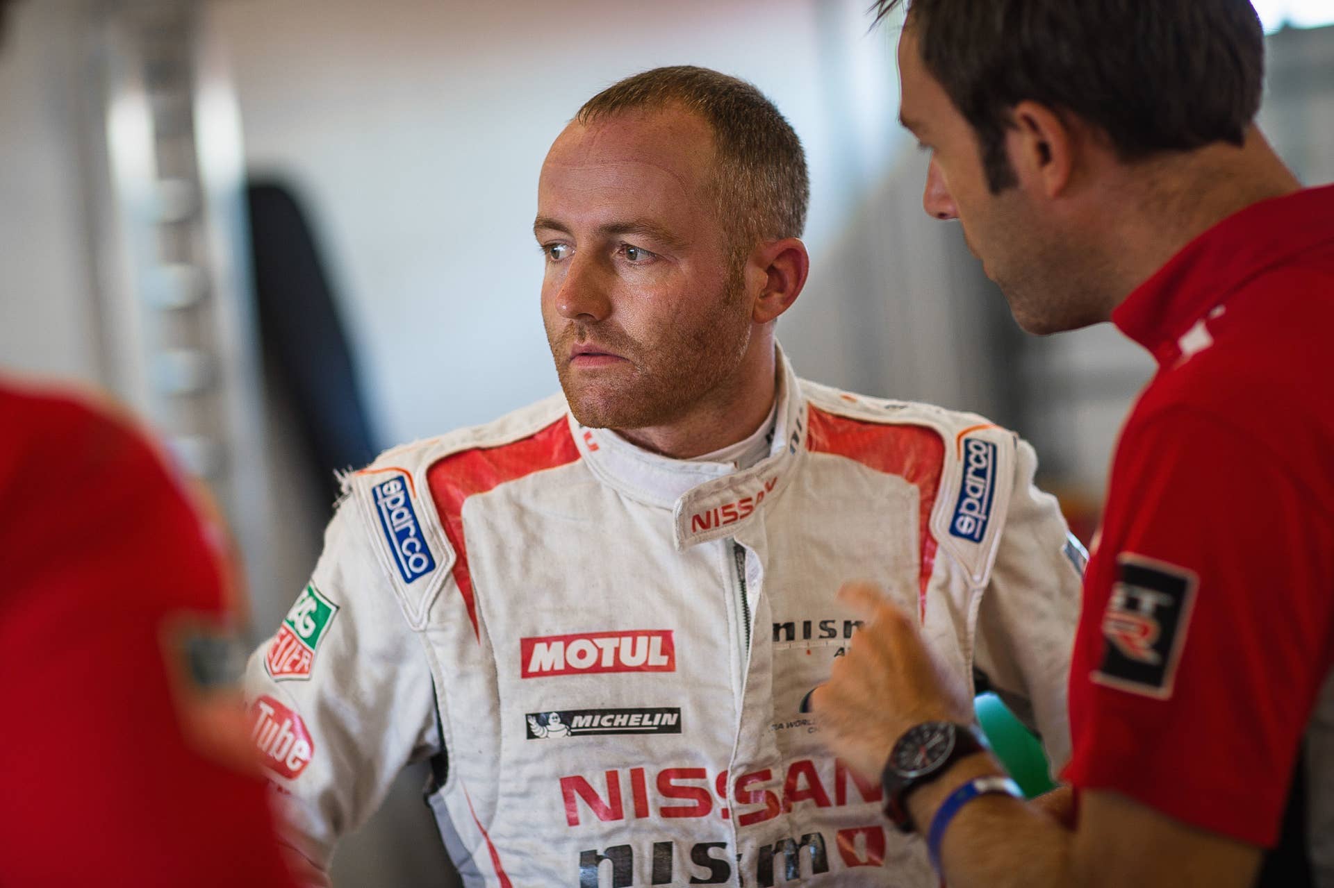 Nissan GT-R LM Nismo driver garage