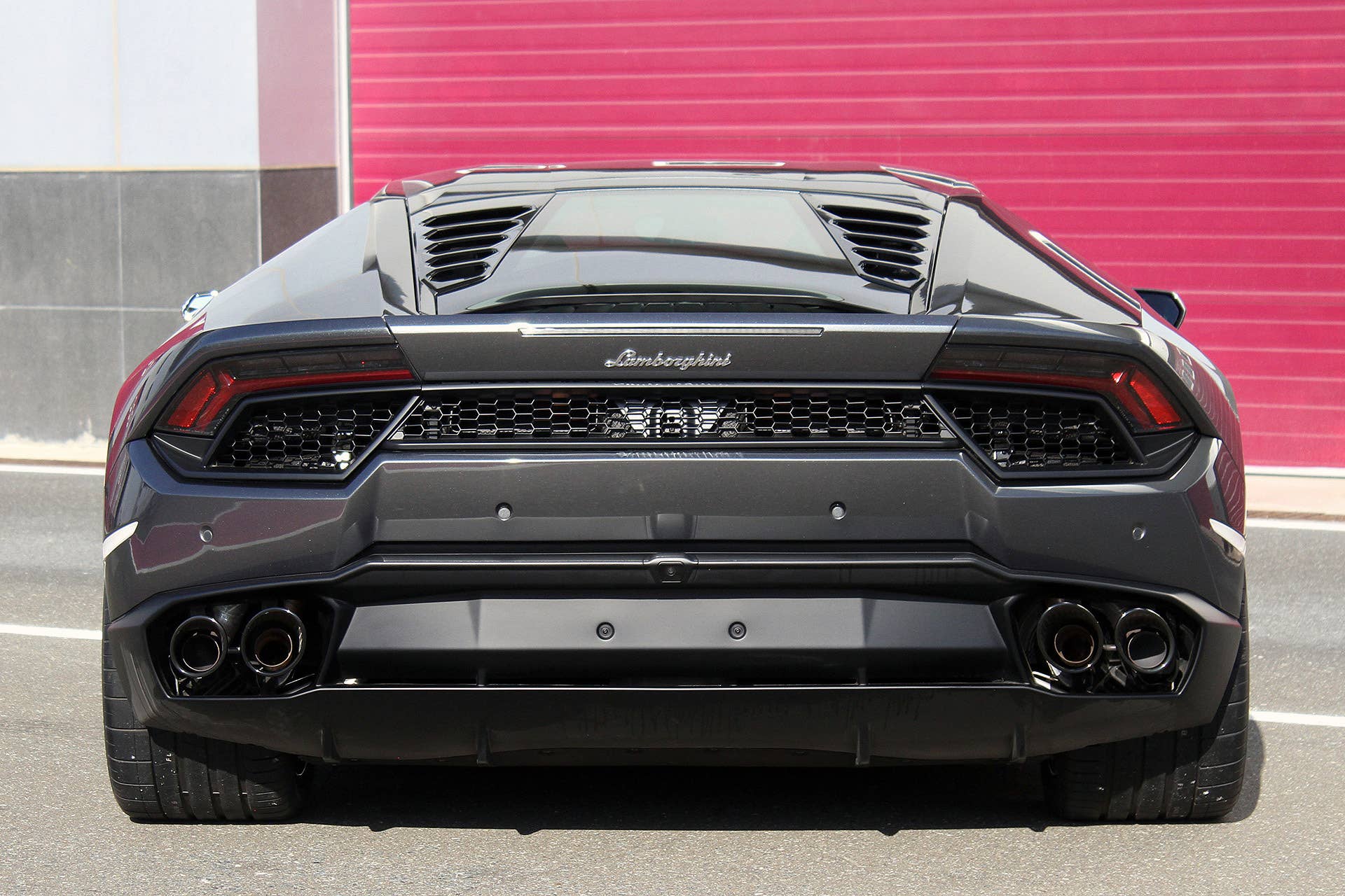 2016 Lamborghini Huracan LP 580-2 rear view