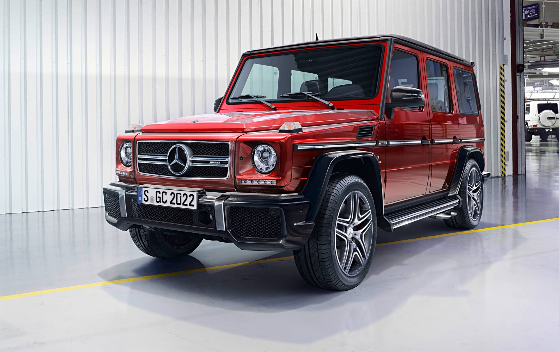 Mercedes-AMG G-Class red