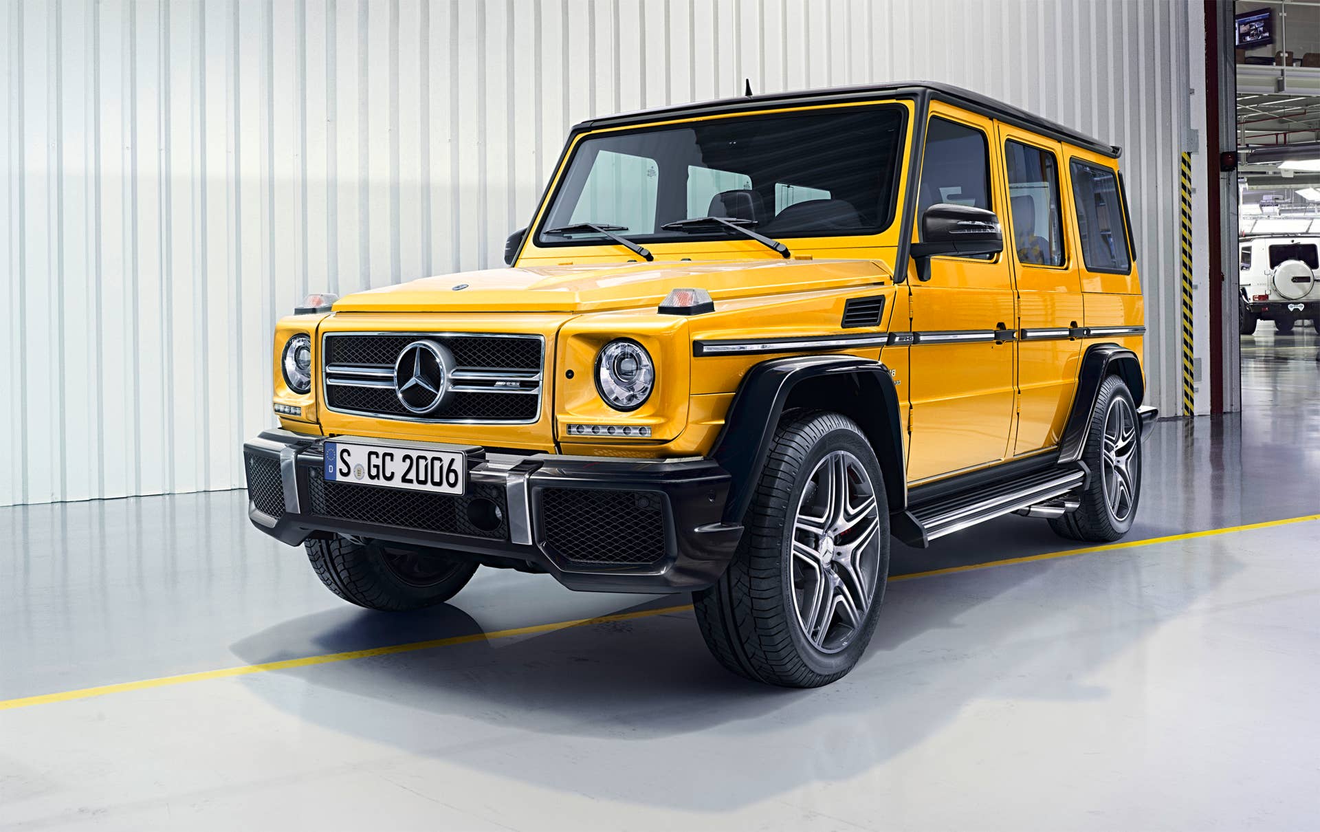 Mercedes-AMG G-Class yellow