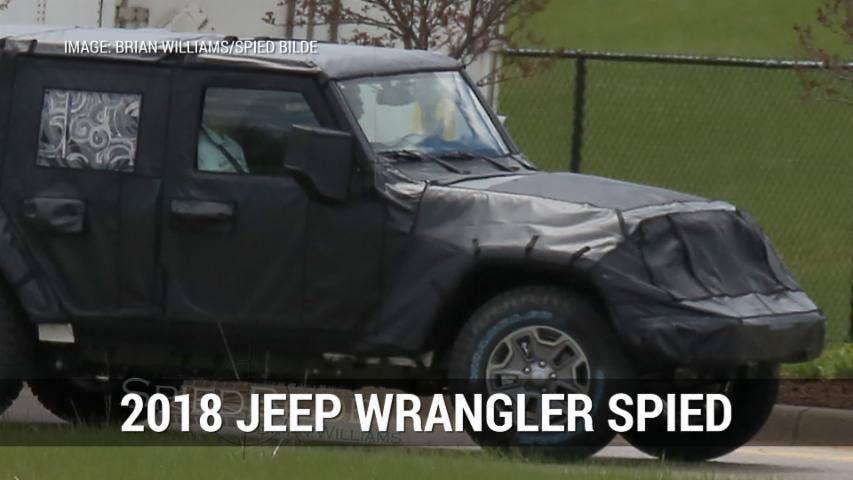2018 Jeep Wrangler Spied Looking More Aerodynamic | Autoblog Minute