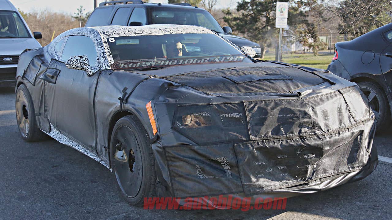 chevy camaro z28 spy shot