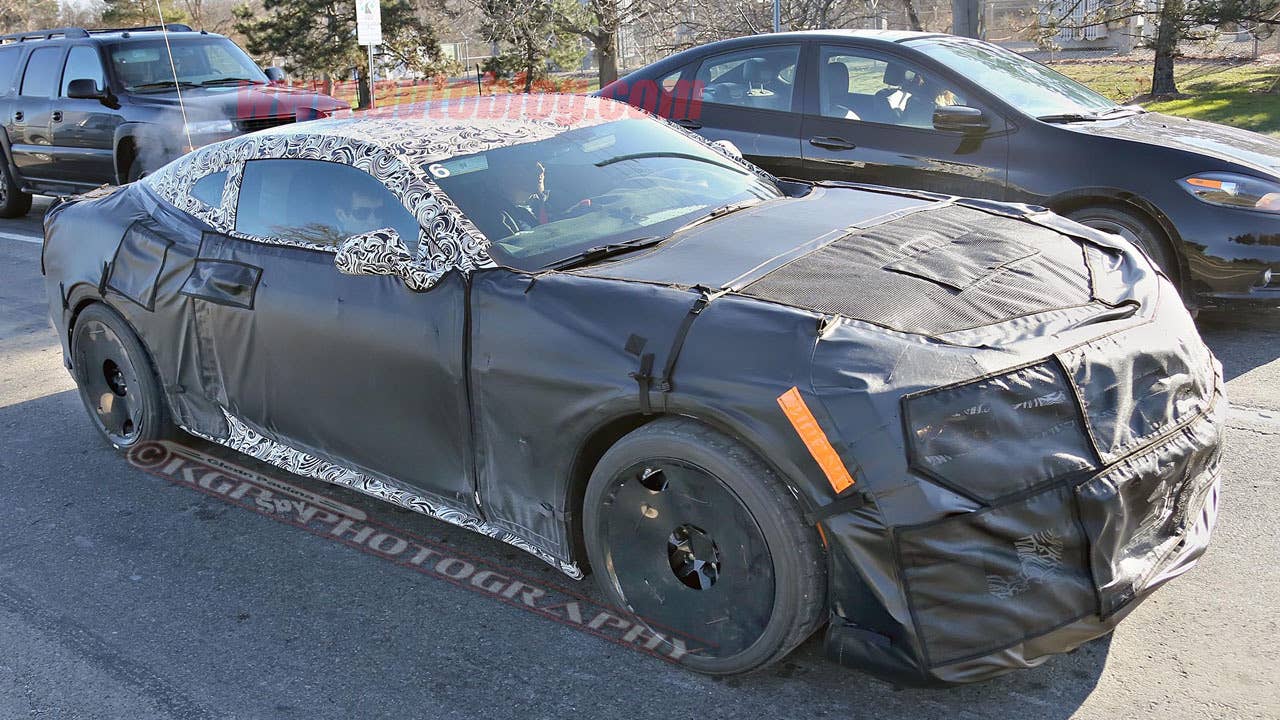 chevy camaro z28 spy shot side