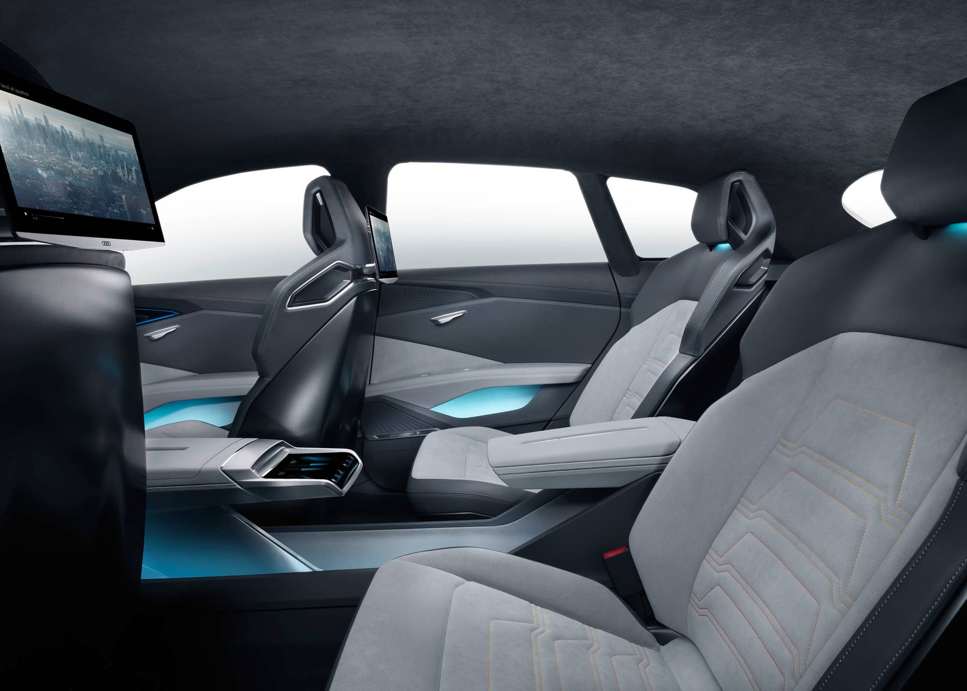 audi h-tron concept rear