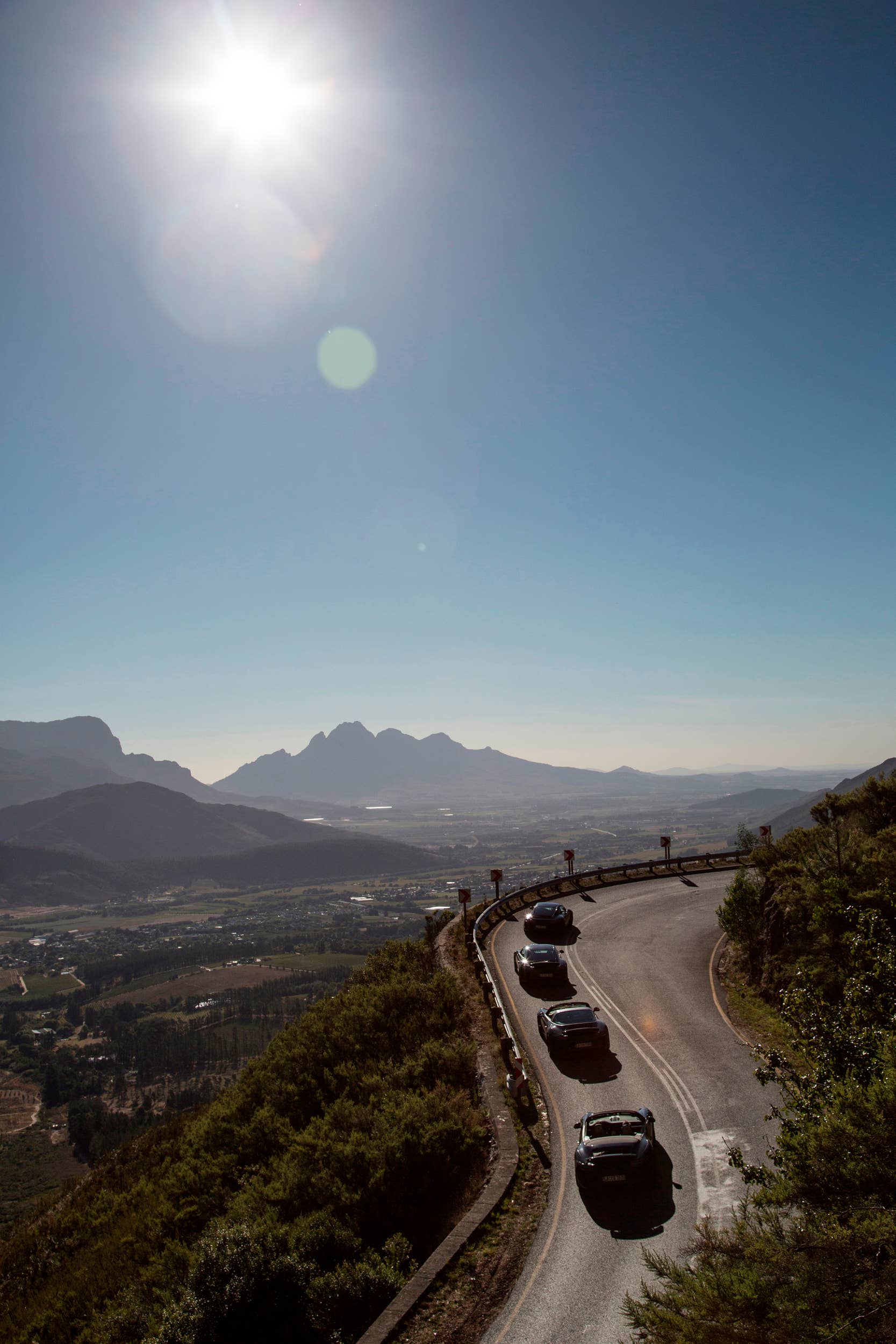 Porsche 911 prototypes mountain road