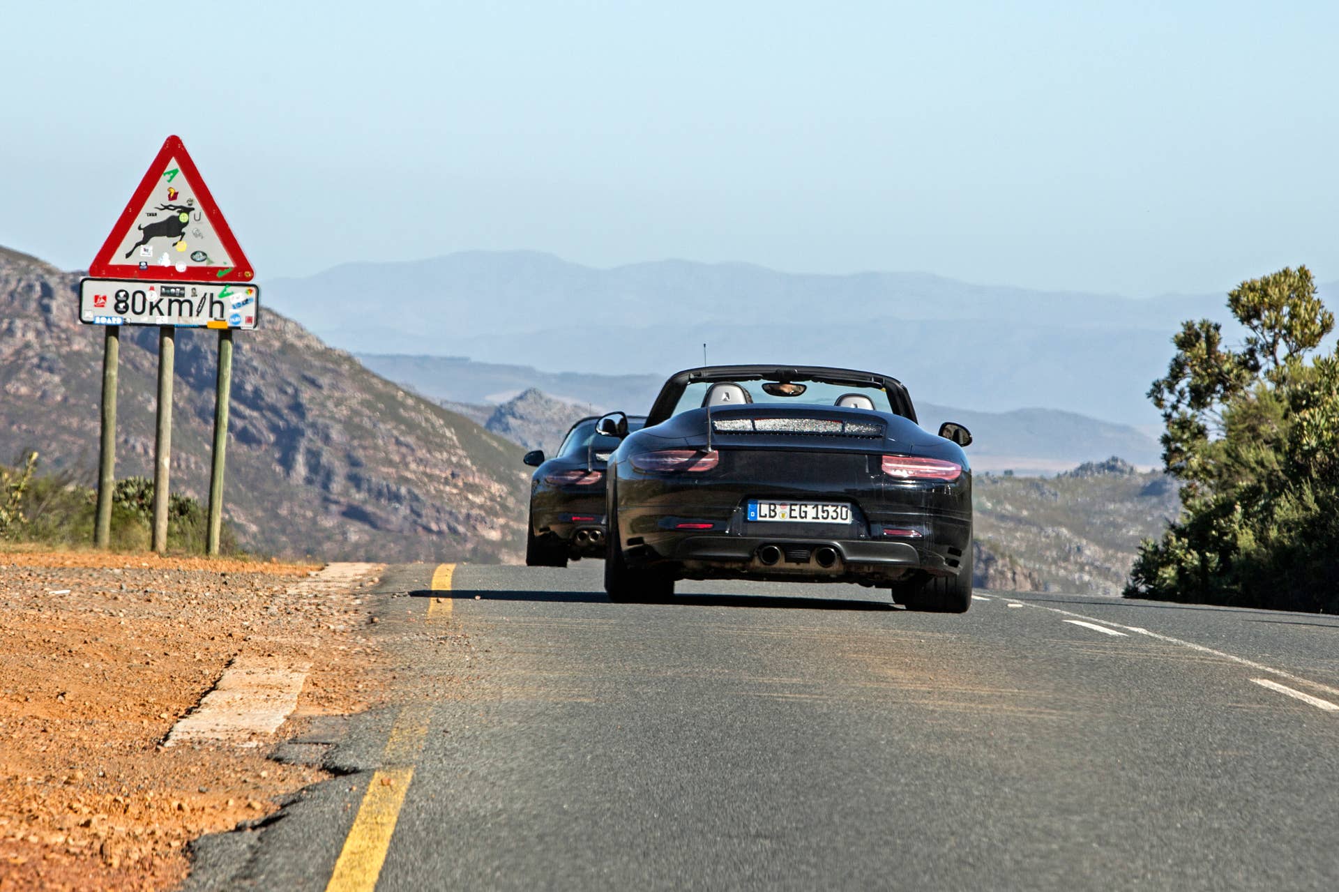 2017 Porsche 911 Cabriolet prototype rear