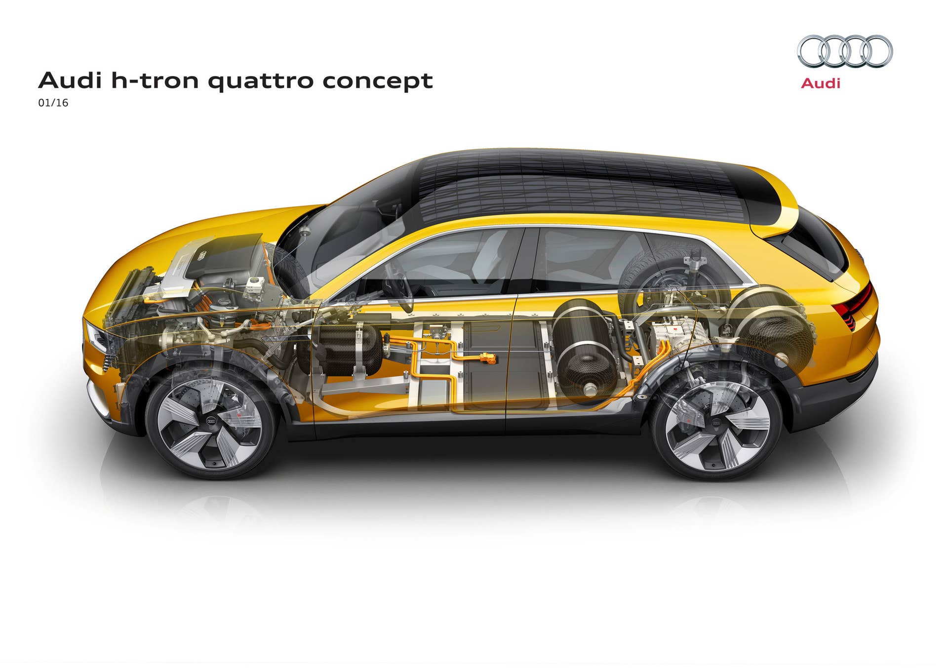 audi h-tron concept rendering side
