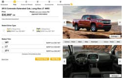 2015 Chevy Colorado Configurator