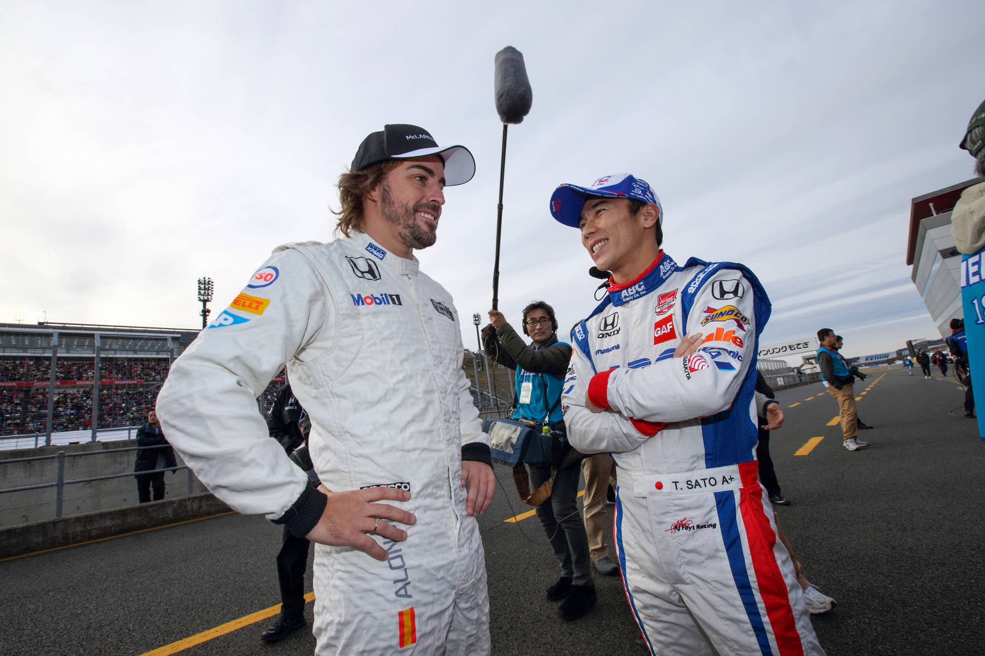 Fernando Alonso Takuma Sato Motegi