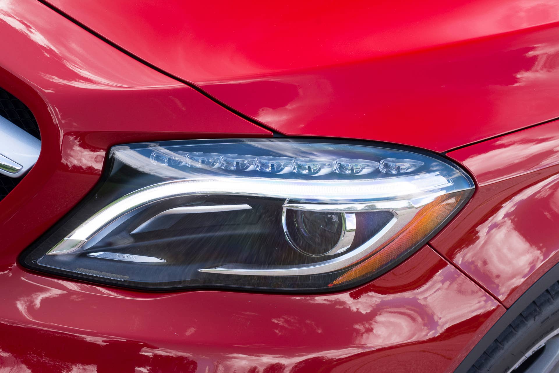 gla headlights led xenon mercedes 250