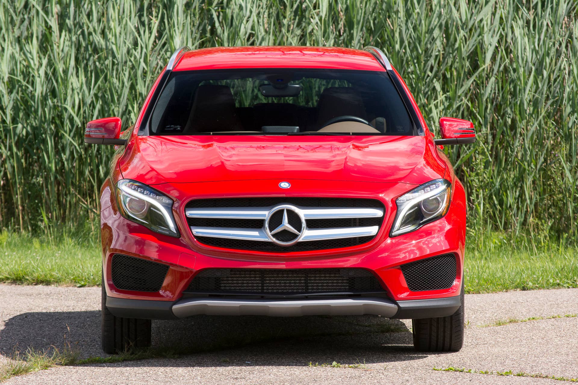 front grille mercedes gla250 badge lights led